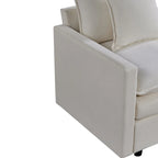 33.07  Upholstered Arm Chair with Solid Wood Frame