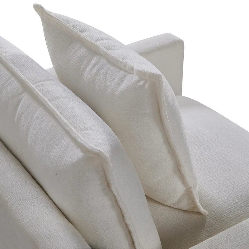 33.07  Upholstered Arm Chair with Solid Wood Frame