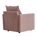 33.07  Upholstered Arm Chair with Solid Wood Frame