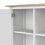 Mayfield Accent Cabinet with Doors and Storage