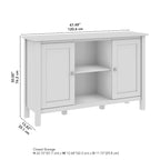 Mayfield Accent Cabinet with Doors and Storage