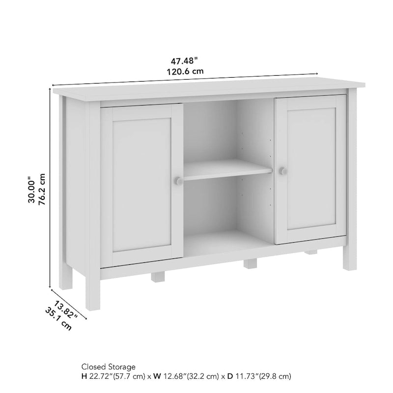 Mayfield Accent Cabinet with Doors and Storage