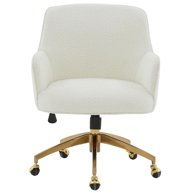 Couture Gregg Adjustable Swivel Desk Chair - 26.5  W x 27.8  L x 33.3  H - 26Wx28Dx35H