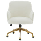 Couture Gregg Adjustable Swivel Desk Chair - 26.5  W x 27.8  L x 33.3  H - 26Wx28Dx35H