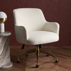 Couture Gregg Adjustable Swivel Desk Chair - 26.5  W x 27.8  L x 33.3  H - 26Wx28Dx35H