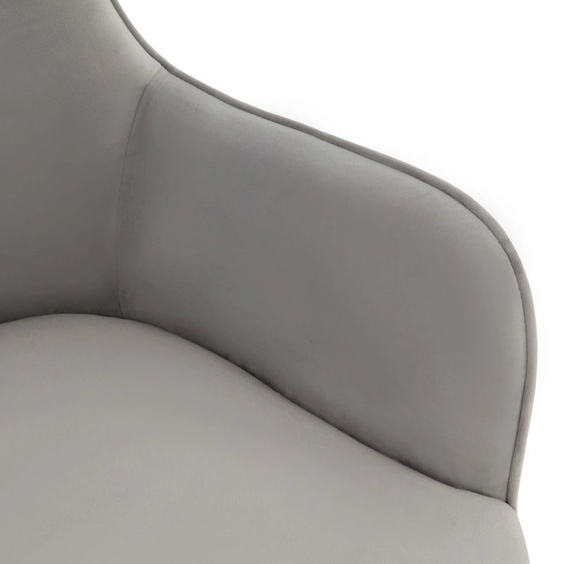 Couture Gregg Adjustable Swivel Desk Chair - 26.5  W x 27.8  L x 33.3  H - 26Wx28Dx35H