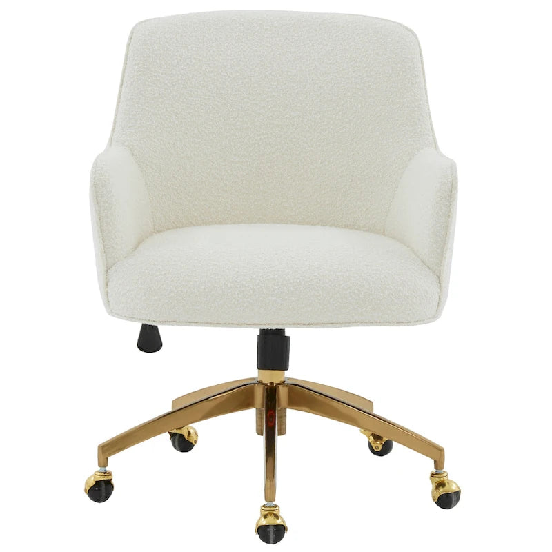 Couture Gregg Adjustable Swivel Desk Chair - 26.5  W x 27.8  L x 33.3  H - 26Wx28Dx35H
