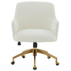 Couture Gregg Adjustable Swivel Desk Chair - 26.5  W x 27.8  L x 33.3  H - 26Wx28Dx35H