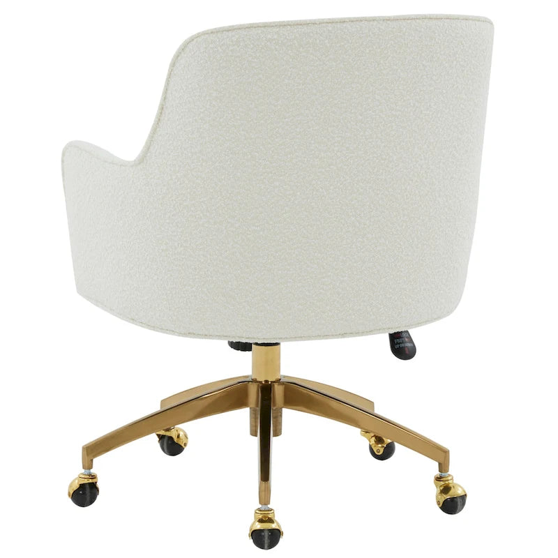 Couture Gregg Adjustable Swivel Desk Chair - 26.5  W x 27.8  L x 33.3  H - 26Wx28Dx35H