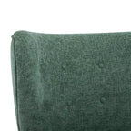 Camille Modern Upholstered Armless Accent Chair with Plush Seating and Solid Wood Frame