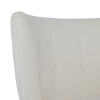 Camille Modern Upholstered Armless Accent Chair with Plush Seating and Solid Wood Frame