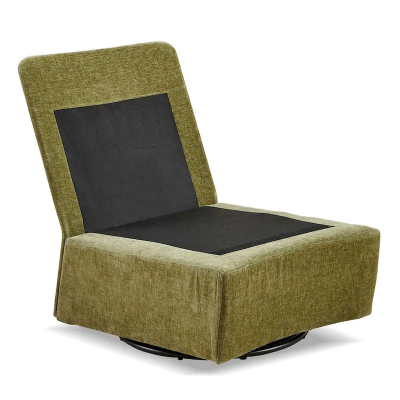 28.74  Chenille Upholstered 360 Swivel Rocking Chair