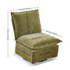 28.74  Chenille Upholstered 360 Swivel Rocking Chair