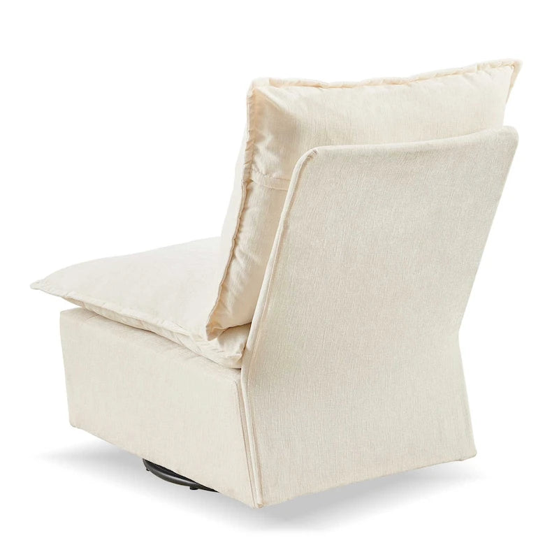 28.74  Chenille Upholstered 360 Swivel Rocking Chair