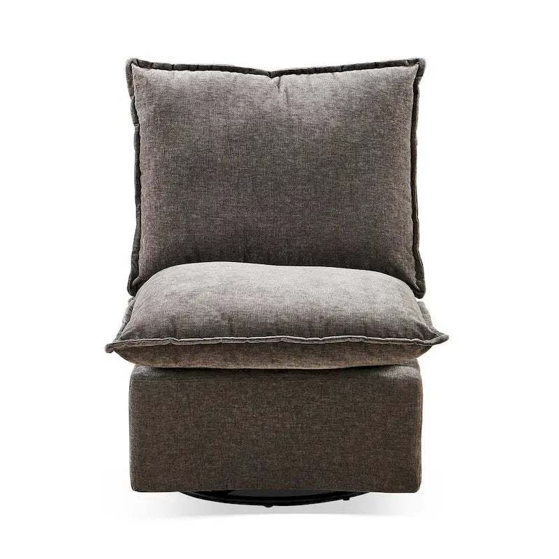 28.74  Chenille Upholstered 360 Swivel Rocking Chair