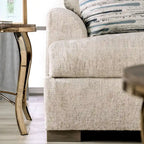 Nort Transitional Fabric Upholstered Flared Arms 2-Piece Sofa Set