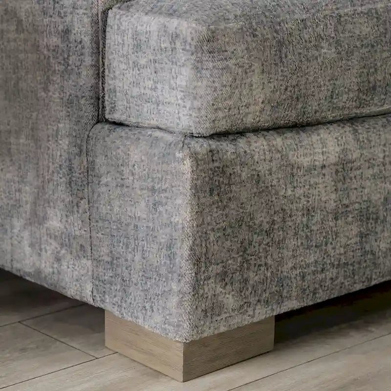 Nort Transitional Fabric Upholstered Flared Arms 2-Piece Sofa Set