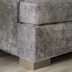 Nort Transitional Fabric Upholstered Flared Arms 2-Piece Sofa Set
