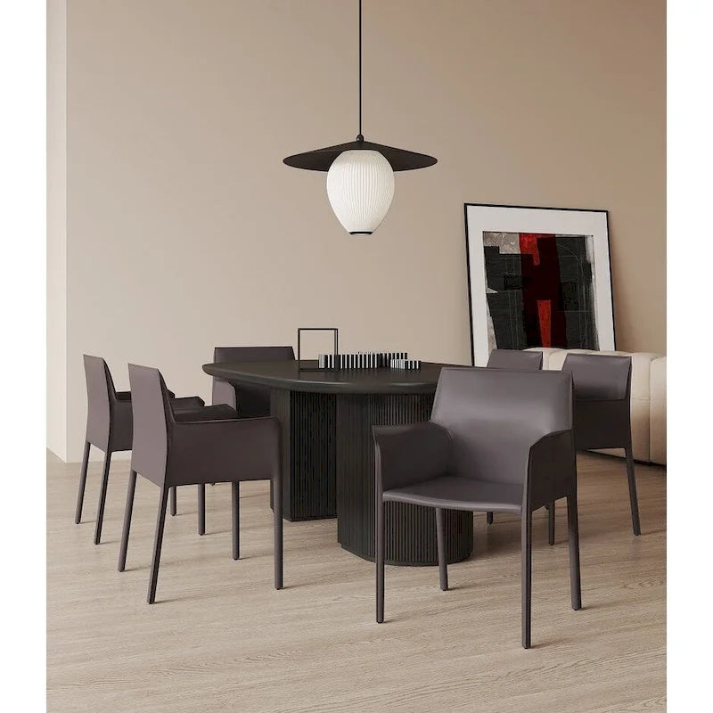 Paris Saddle Leather Dining Room Armchair