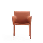 Paris Saddle Leather Dining Room Armchair