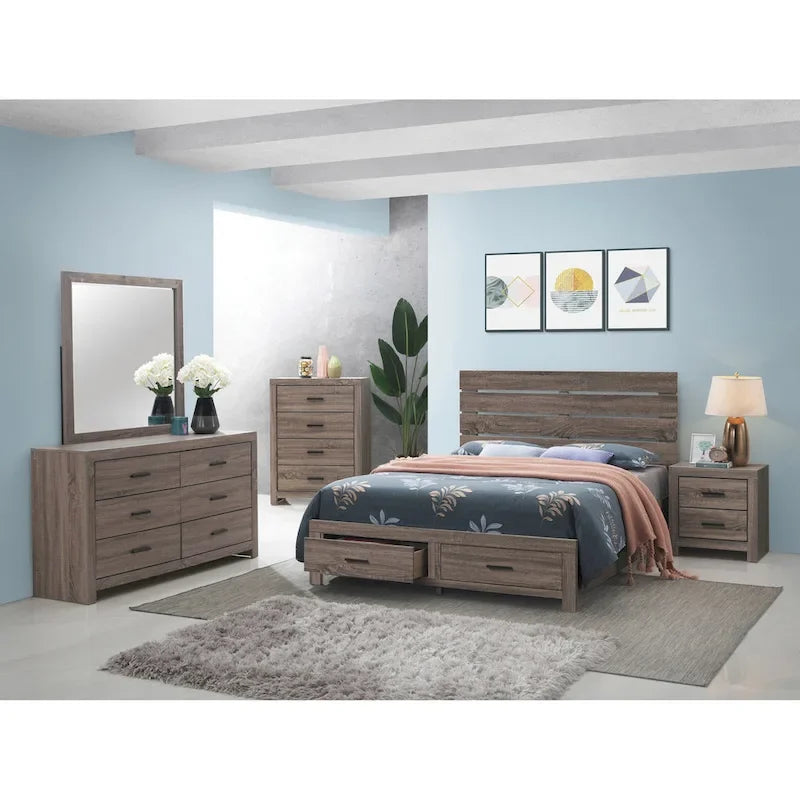 2-drawer Platform Storage Bed