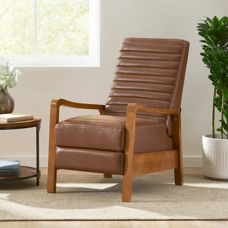 Munro Channel Stitch Pushback Recliner