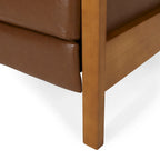 Munro Channel Stitch Pushback Recliner