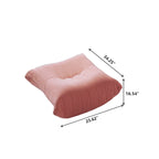Comfy Lazy Floor Sofa Couch,Teddy Velvet Bean Bag Chairs for Living Room Bedroom Office Salon