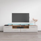Evora Modern TV Stand with LED Light System