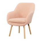 Take a Seat Charlotte Wingback Sherpa Accent Armchair