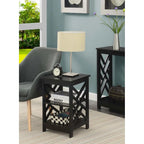 Convenience Concepts Titan End Table with Shelves
