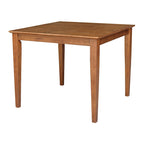 36 x 36 in. Solid Wood Dining Table with 4 Splatback Chairs - 5 Piece Set
