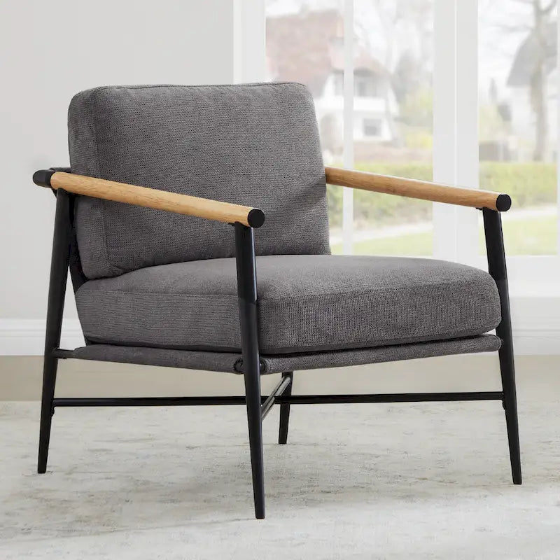 Mid Century Modern Upholstered Accent Chair