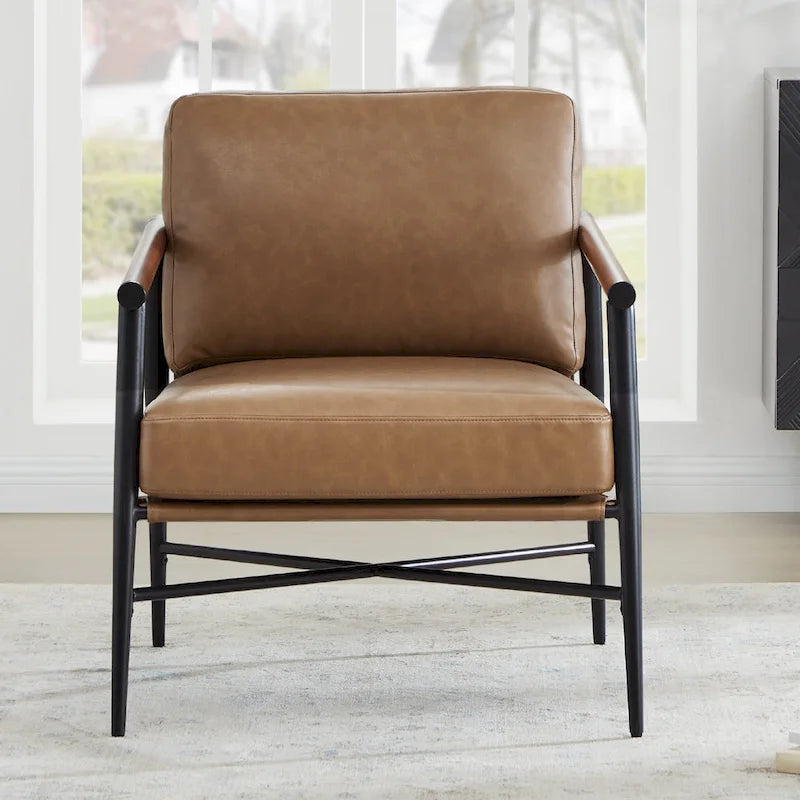 Mid Century Modern Upholstered Accent Chair