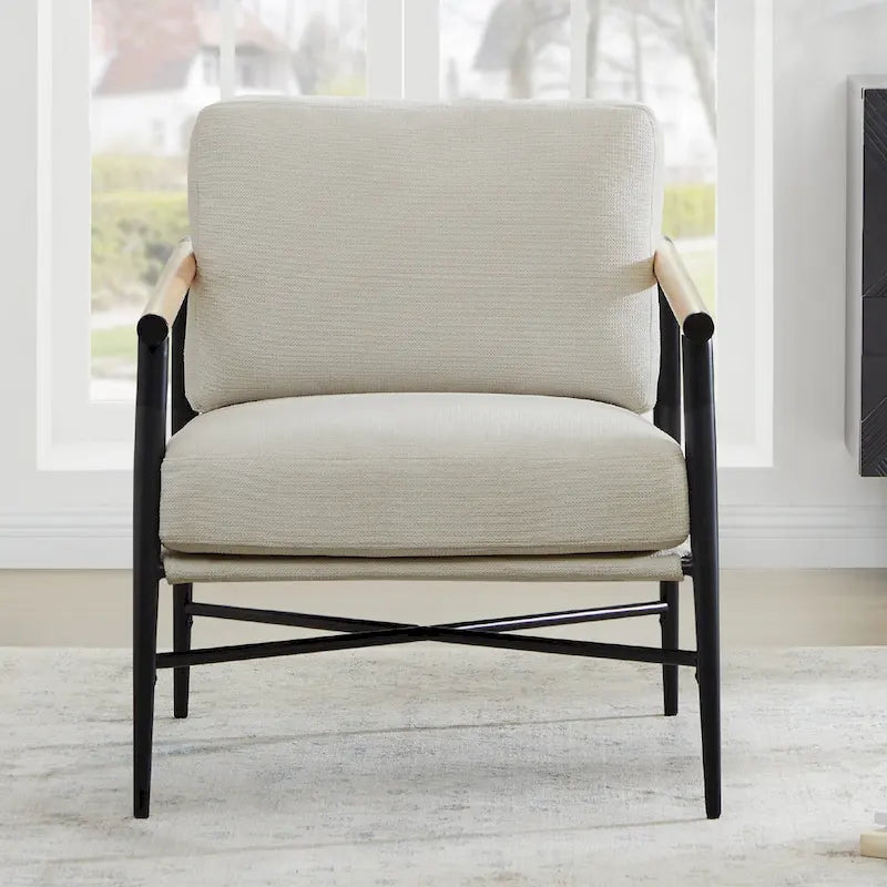 Mid Century Modern Upholstered Accent Chair