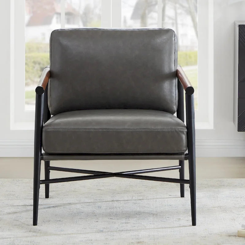 Mid Century Modern Upholstered Accent Chair