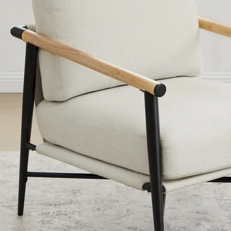 Mid Century Modern Upholstered Accent Chair