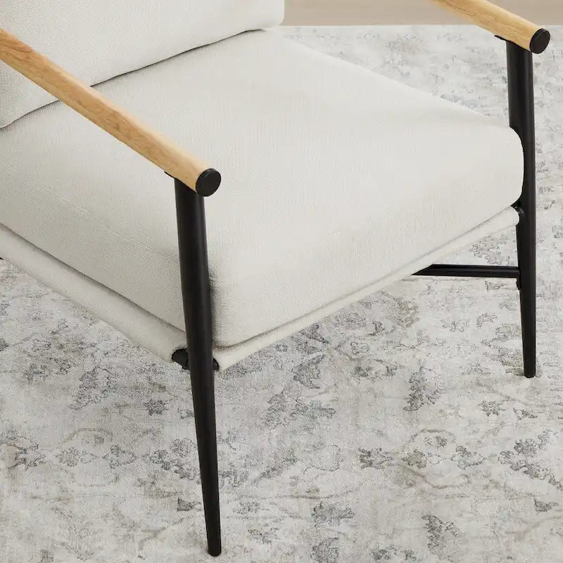 Mid Century Modern Upholstered Accent Chair