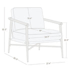 Mid Century Modern Upholstered Accent Chair