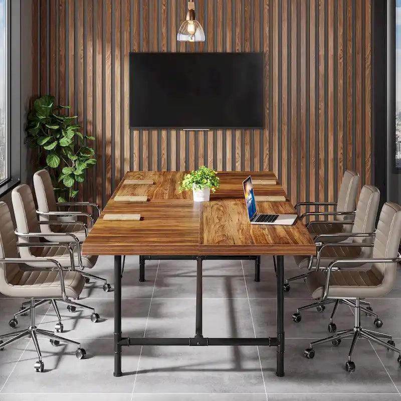 Rectangle Meeting Seminar Table for Conference Room, 70.8  W x 35.4  D