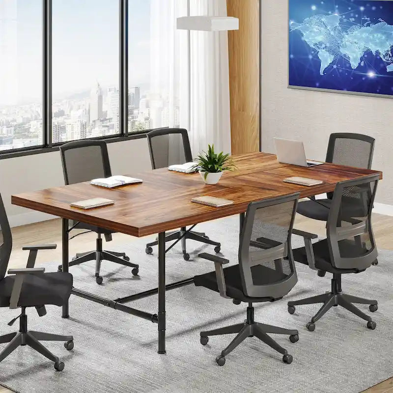 Rectangle Meeting Seminar Table for Conference Room, 70.8  W x 35.4  D