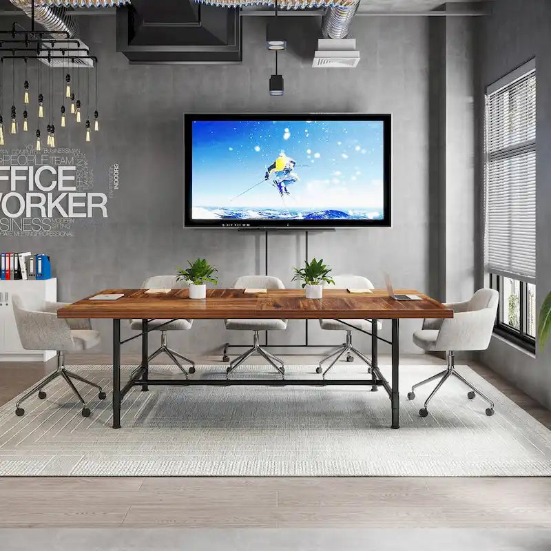 Rectangle Meeting Seminar Table for Conference Room, 70.8  W x 35.4  D