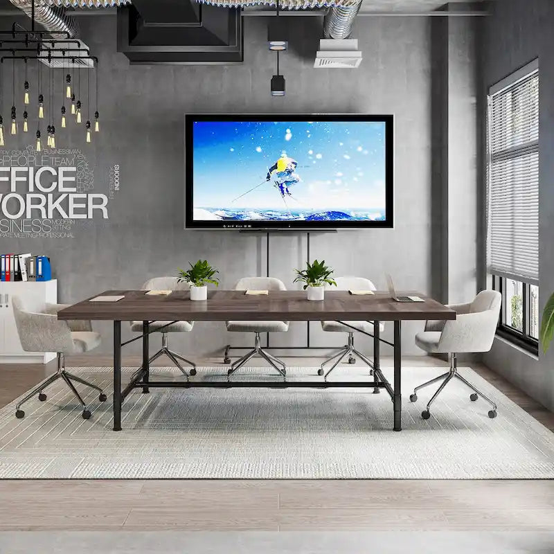 Rectangle Meeting Seminar Table for Conference Room, 70.8  W x 35.4  D