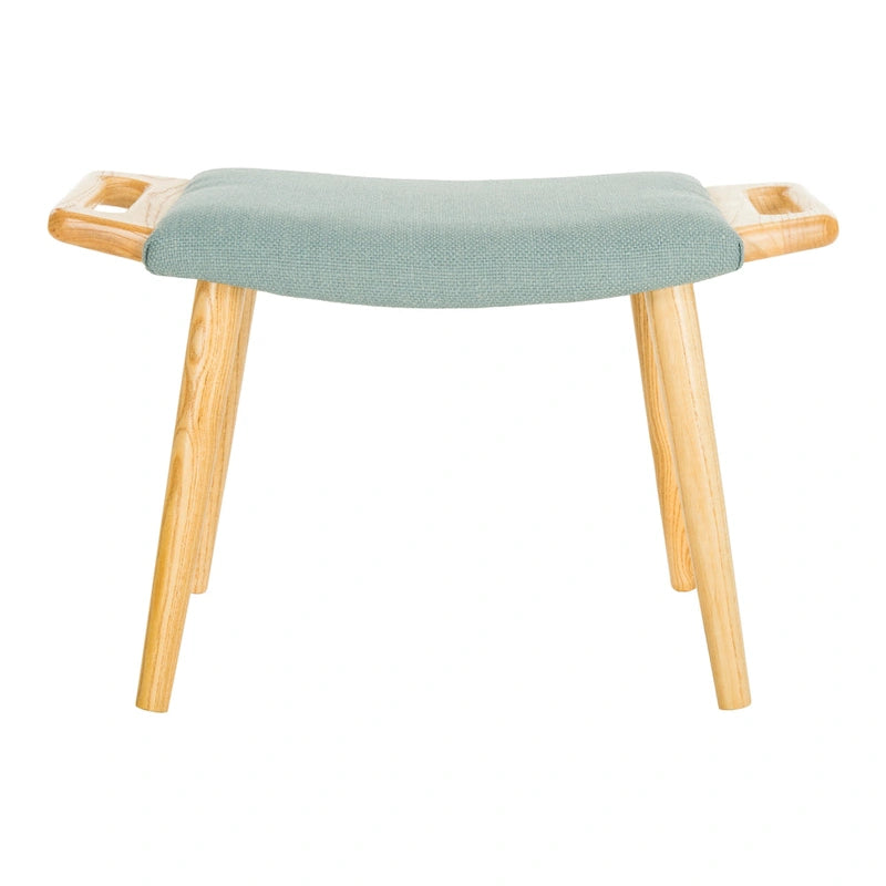 Zipora Beige/ Natural Mid-Century Bench - 11.8  x 24.6  x 15.4  - 12Wx25Dx15H