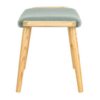 Zipora Beige/ Natural Mid-Century Bench - 11.8  x 24.6  x 15.4  - 12Wx25Dx15H