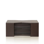 Orem Contemporary Brown 47-inch 6-shelf Coffee Table