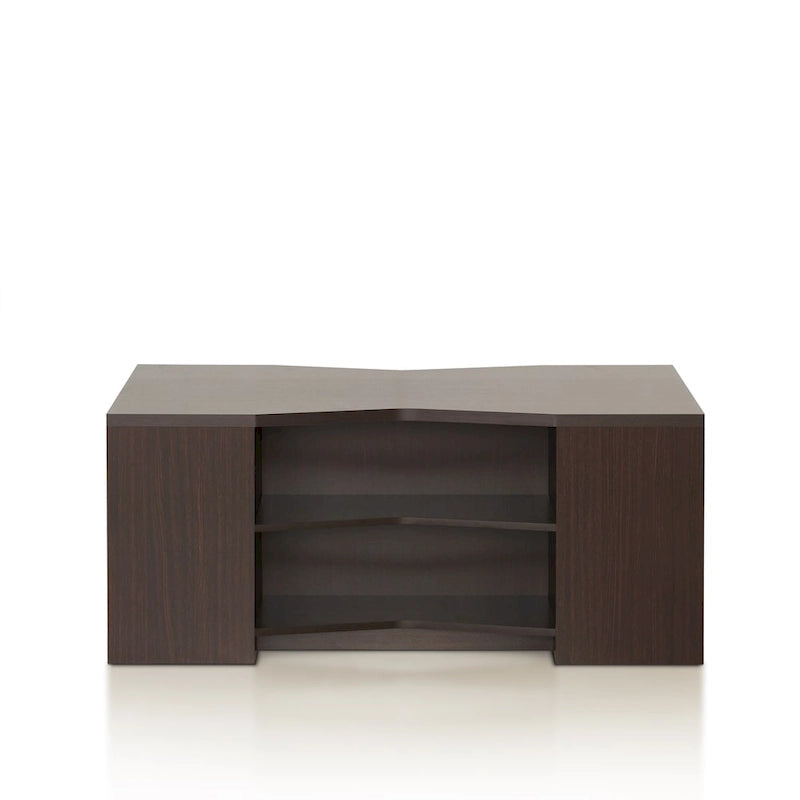 Orem Contemporary Brown 47-inch 6-shelf Coffee Table