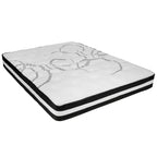 Tufted Platform Bed with 10 Inch Pocket Spring Mattress