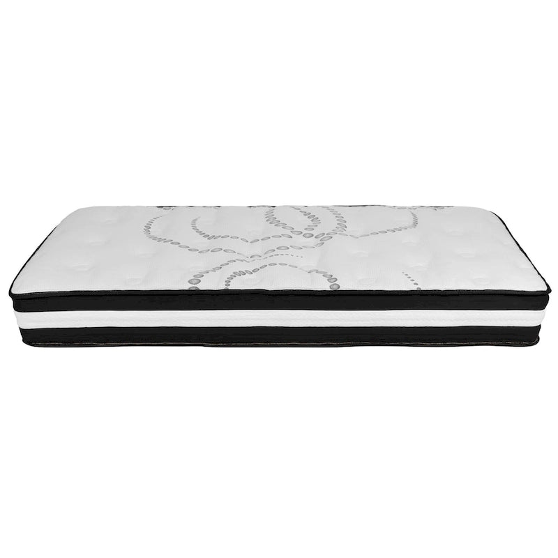 Tufted Platform Bed with 10 Inch Pocket Spring Mattress