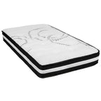 Tufted Platform Bed with 10 Inch Pocket Spring Mattress
